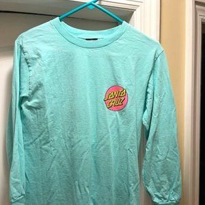 Santa Cruz Skateboarding Women's Small Long Sleeve Tee